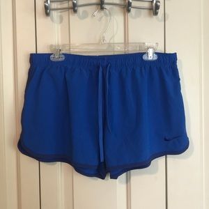 NIKE blue athletic shorts